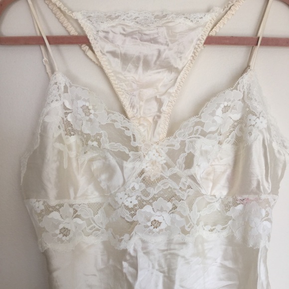 Vintage Silk Victoria's Secret White Nightie - Picture 1 of 9